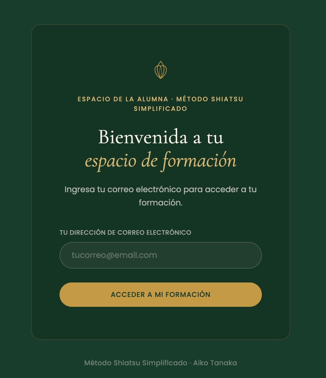 Espacio de formación personal — captura 1