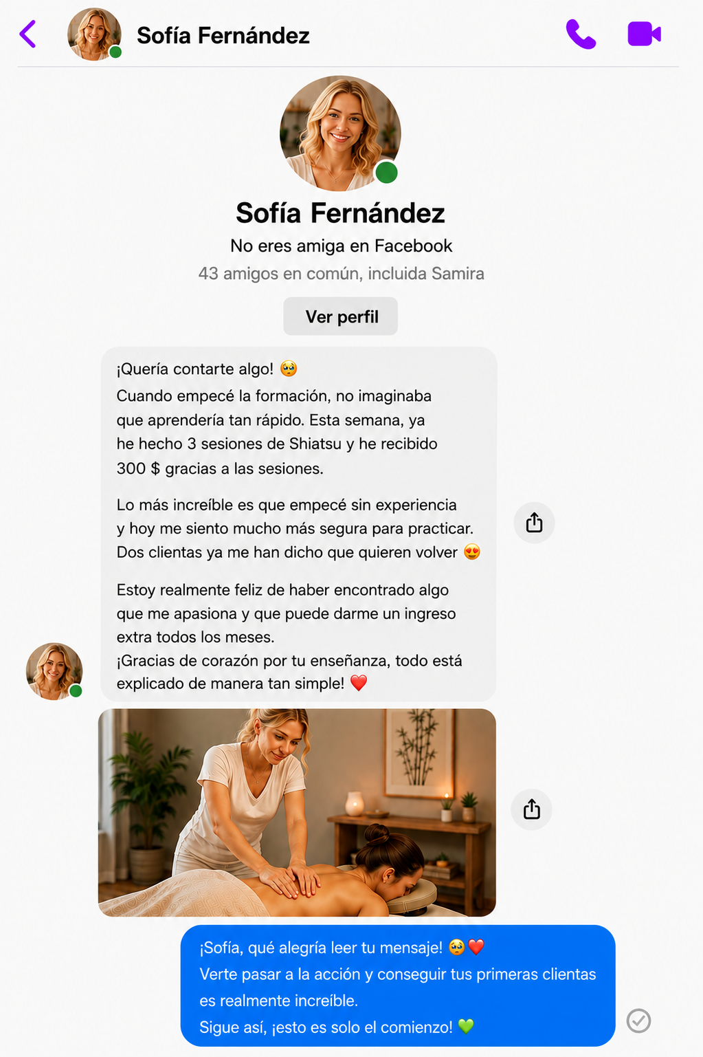 Testimonio de alumna 1